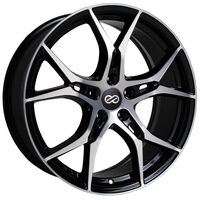 Enkei Vulcan 18X8.0 45mm Offset 5x114.3 Bolt 72.6mm Bore Black Machined Wheel