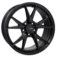 Enkei Phoenix 17x7.5 38mm Offset 5x114.3 72.6mm Bore Gloss Black Wheel