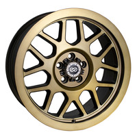 Enkei Matrix 17x9 6x139.7 10mm Offset 108mm Bore Brushed Gold Wheel