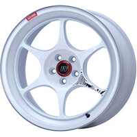 Enkei PF06 17x7.5 5x114.3 38mm Offset 75mm Bore White Machined