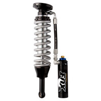 Fox 05+ Tacoma w/UCA 2.5 Factory Series 4.94in. Remote Res. Coilover Set / Mid-Travel - Black/Zinc