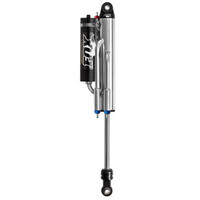 Fox 2.5 Factory Series 8in. P/B Res. 3-Tube Bypass Shock 7/8in. Shaft (Custom Valving) - Black/Zinc