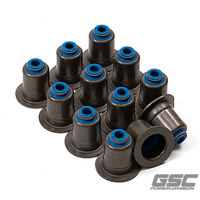 GSC P-D Toyota Supra/BMW B58/N54/S55/S58 Viton Exhaust Valve Stem Seals - Set of 12