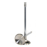 GSC P-D 4B11T Chrome Polished Super Alloy Exhaust Valve - 29mm Head (STD) - SET 8