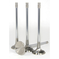 GSC P-D 4B11T Chrome Polished Super Alloy Exhaust Valve - 30mm Head (+1mm) - SET 8