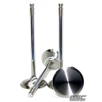 GSC P-D Audi DAZA 28mm Head STD 101.8mm Long Chrome Polished Exhaust Valve - Set of 10