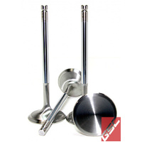 GSC P-D Subaru EJ205/EJ207/EJ257 Chrome Polished Exhaust Valve - 33mm Head (+1mm) - Set of 50