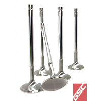 GSC P-D Subaru EJ207/EJ257 Chrome Polished Super Alloy Exhaust Valve - 33mm Head (+1mm) - Set of 50