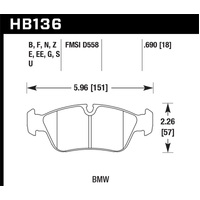 Hawk HPS Street Brake Pads