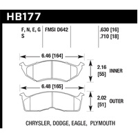 Hawk HPS Street Brake Pads