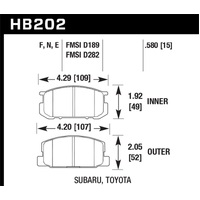 Hawk HPS Street Brake Pads