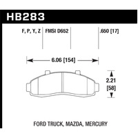 Hawk LTS Street Brake Pads