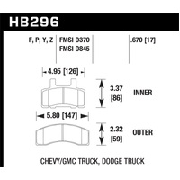 Hawk LTS Street Brake Pads