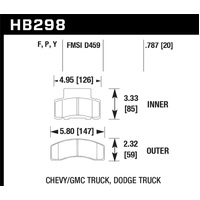 Hawk HPS Street Brake Pads