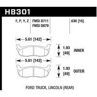 Hawk Performance Ceramic Street Brake Pads