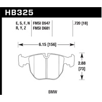 Hawk HPS Street Brake Pads