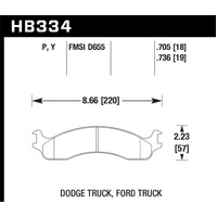 Hawk LTS Street Brake Pads