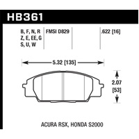 Hawk 06+ Civic Si HP+ Street Front Brake Pads