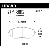 Hawk LTS Street Brake Pads