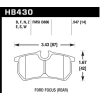 Hawk HP+ Street Brake Pads