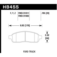 Hawk HPS Street Brake Pads