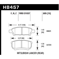 Hawk Performance Ceramic Street Brake Pads