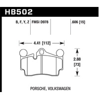 Hawk LTS Street Brake Pads