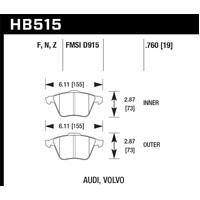 Hawk Performance Ceramic Street Brake Pads