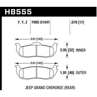 Hawk 06-10 Jeep Commander / 05-10 Grand Cherokee / 05-10 Armada / 04 Pathfinder / 04-10 Tital 5.6L /