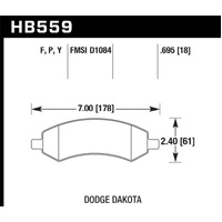 Hawk HPS Street Brake Pads