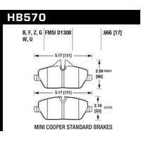 Hawk HPS Street Brake Pads