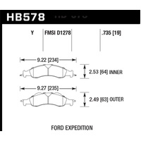 Hawk LTS Street Brake Pads