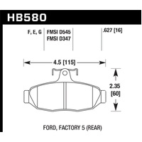 Hawk HPS Street Brake Pads