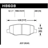 Hawk LTS Street Brake Pads