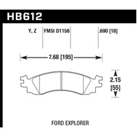 Hawk LTS Street Brake Pads