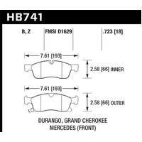 Hawk 13-15 Mercedes-Benz GL350/450 12-15 ML350 2015 ML250 PC Front Brake Pads