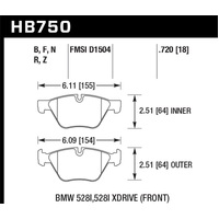 Hawk 13-14 BMW 528i / 528i xDrive HPS Front Brake Pads