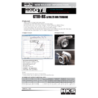 HKS GTIII-RS A/R 0.75 WG TURBINE