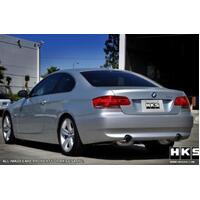 HKS 07-08 BMW 335i Coupe Only Legamax Hi-Power Dual SOS304 Ti-Tip Catback Exhaust