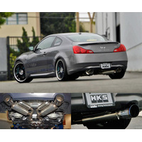 HKS 08 Infiniti G37 Coupe Dual Hi-Power Titanium Tip Catback Exhaust