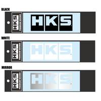 HKS LOGO Sticker W135 BLACK