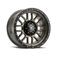 ICON Alpha 17x8.5 6x5.5 0mm Offset 4.75in BS 106.1mm Bore Bronze Wheel