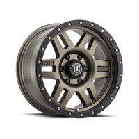 ICON Six Speed 17x8.5 6x5.5 0mm Offset 4.75in BS 108mm Bore Bronze Wheel