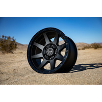 ICON Rebound 17x8.5 5x150 25mm Offset 5.75in BS 110.1mm Bore Double Black Wheel