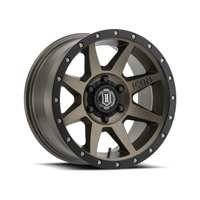 ICON Rebound 17x8.5 5x5 -6mm Offset 4.5in BS 71.5mm Bore Bronze Wheel