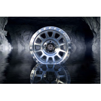 ICON Hulse 17 X 8.5 6 X 135 6mm Offset 5in BS Silver Machined