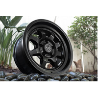 ICON Nuevo 17 X 8.5 6 X 120 0mm Offset 4.75in BS Satin Black