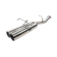 ISR Performance EP (Straight Pipes) Dual Tip Exhaust 4in - 89-94 (S13) Nissan 240sx