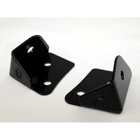 KC HiLiTES 07-18 Jeep JK A-Pillar Windshield Light Mount Bracket Set (Pair) - Black