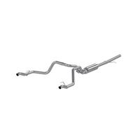 MBRP 2019 Chevrolet Silverado 1500 4.3L/5.3L 2.5in Cat Back Dual Rear Exit - Aluminized